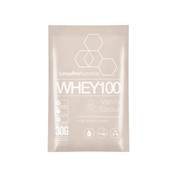 LinusPro Whey100 Brev - Vanilje (30g)