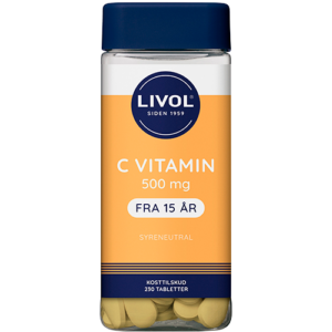 Livol C-vitamin 500 mg Syreneutral (230 tabs)