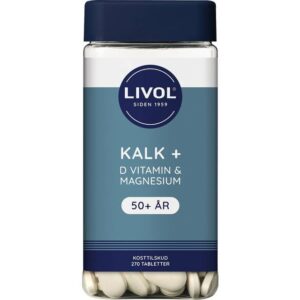 Livol Calcium + Vitamin D + Magnesium 270 stk