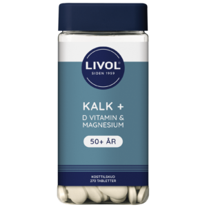 Livol Kalk + D-Vitamin & Magnesium 50+ (270 tabl)