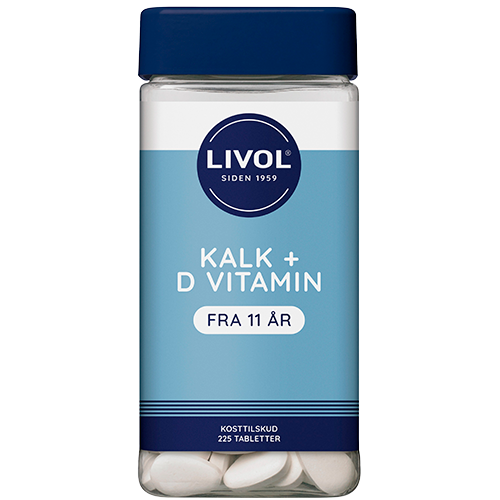 Livol Kalk + D3 (225 stk)