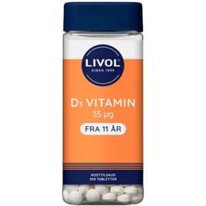 Livol Vitamin D 35 mcg (350 tabletter)