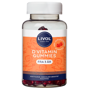 Livol Vitaminbjørne D-vitamin (75 gummies)