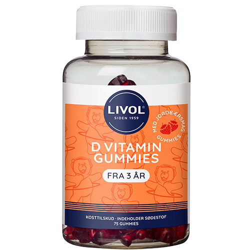 Livol Vitaminbjørne D-vitamin (75 gummies)