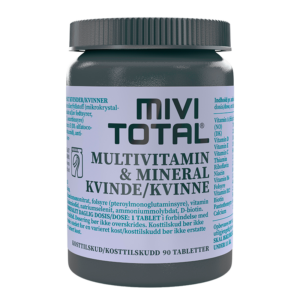 MiviTotal Multivitamin & Mineraler Kvinde (90 tab)