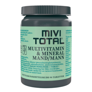 MiviTotal Multivitamin & Mineraler Mand (90 tab)
