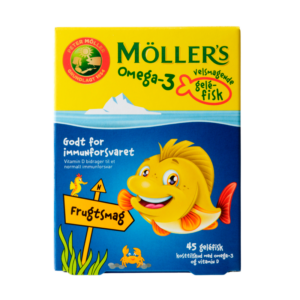 Møllers Omega-3 Fisk Frugtsmag (45 stk)