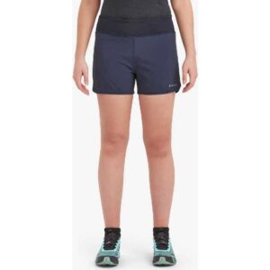 Montane Womens Slipstream Twin Skin Letvægts Løbeshorts Eclipse Blue