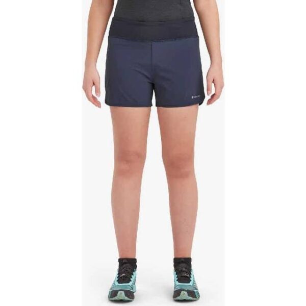 Montane Womens Slipstream Twin Skin Letvægts Løbeshorts Eclipse Blue