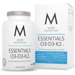More Nutrition ESSENTIALS O3-D3-K2 240 stk