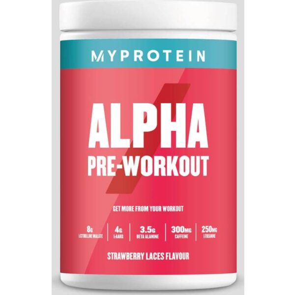 Myprotein Alpha Pre-Workout 600g Strawberry Laces