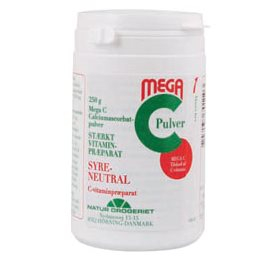 ND Mega C vitamin calciumascorbat 250g.