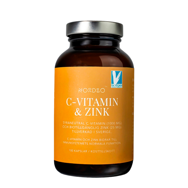 NORDBO C-vitamin & Zink (100 kap)