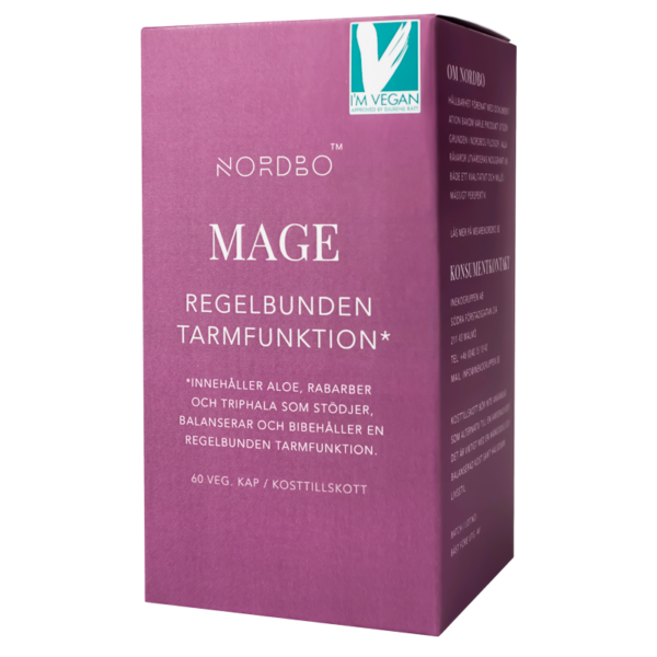 NORDBO Mage Vegansk (60 kap)