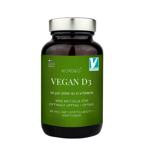 NORDBO Vegan D3 - 90 kap