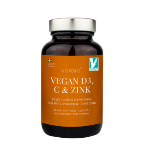 NORDBO Vegan D3, C & Zink. (60 kap)