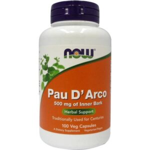NOW Pau D'Arco 500 mg 100 Kapsler 100 stk