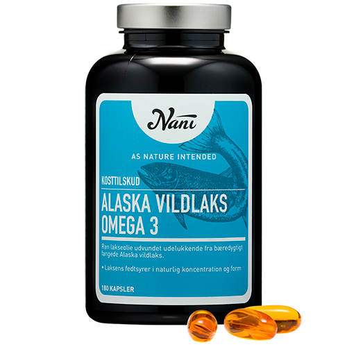 Nani Alaska Vildlaks Omega 3 (180 kaps)