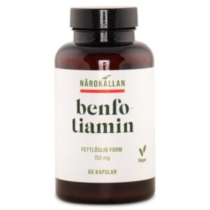 Närokällan Benfotiamin 150 mg, 60 kapsler