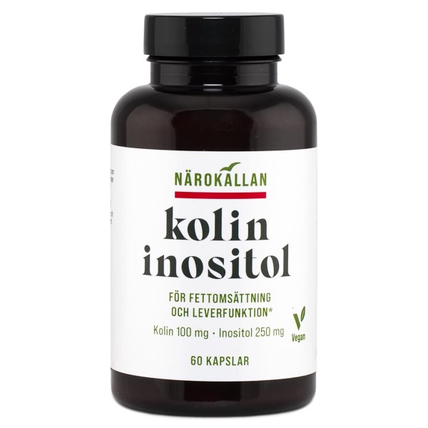 Närokällan Cholin og Inositol, 60 kapsler