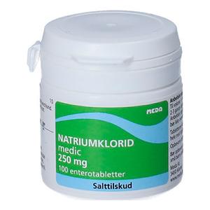 Natriumklorid 250 mg - 100 tabl.