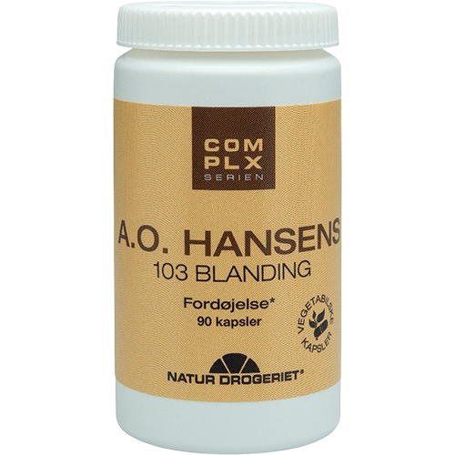 Natur Drogeriet A.O. Hansen 103 Kosttilskud (90 kapsler)