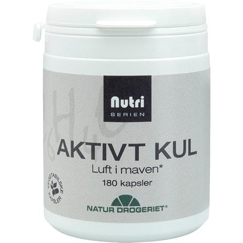 Natur Drogeriet Aktivt Kul (180 kaps)