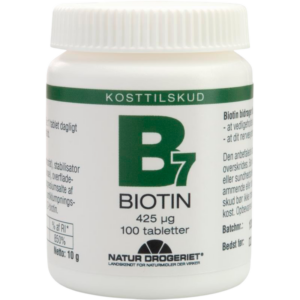 Natur Drogeriet B7 Biotin 425 ug (100 tab)