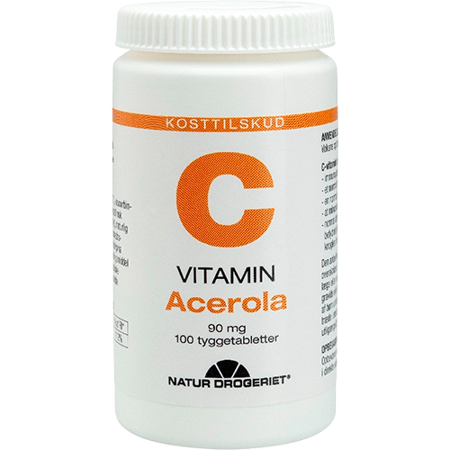 Natur Drogeriet C-Vitamin Acerola 90 mg (100 tabl)