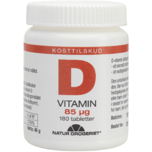 Natur Drogeriet D-Vitamin 85 Âµg (180 tabl)
