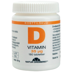Natur Drogeriet D vitamin 35 ug (180 tabl)