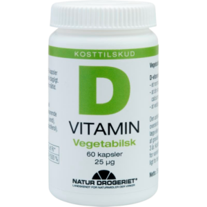 Natur Drogeriet D3 Vitamin 25 mcg Vegetabilsk (60 kap)