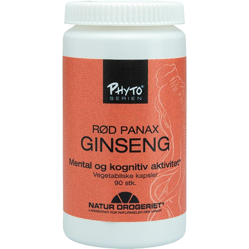 Natur Drogeriet Ginseng Rød Panax 400 mg (90 kapsler)