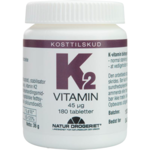 Natur Drogeriet K2 Vitamin 45 Î¼g (180 tab)