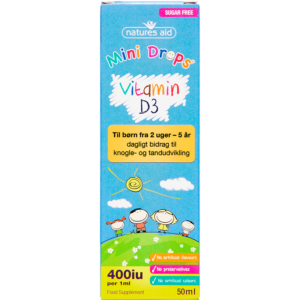 Natures Aid Mini Drops Vitamin D3 (50 ml)