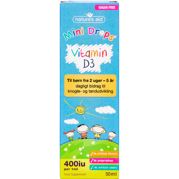 Natures Aid Mini Drops Vitamin D3 (50 ml)