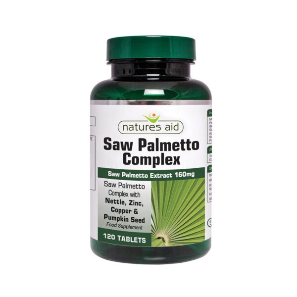Natures Aid Saw Palmetto Complex (120 kap)