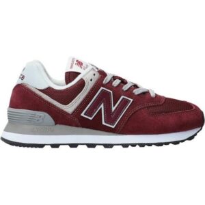 New Balance 574 W - Burgundy with White