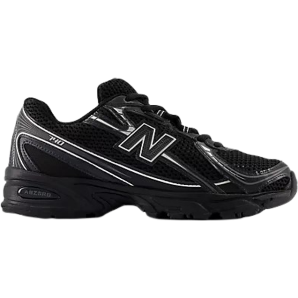 New Balance 740 - Black/Silver Metallic