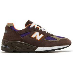 New Balance Made in USA 990v2 "Brown/Orange/Purple" Sneakers - Unisex