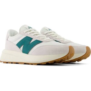 New Balance Unisex 370 - Green Suede/Mesh