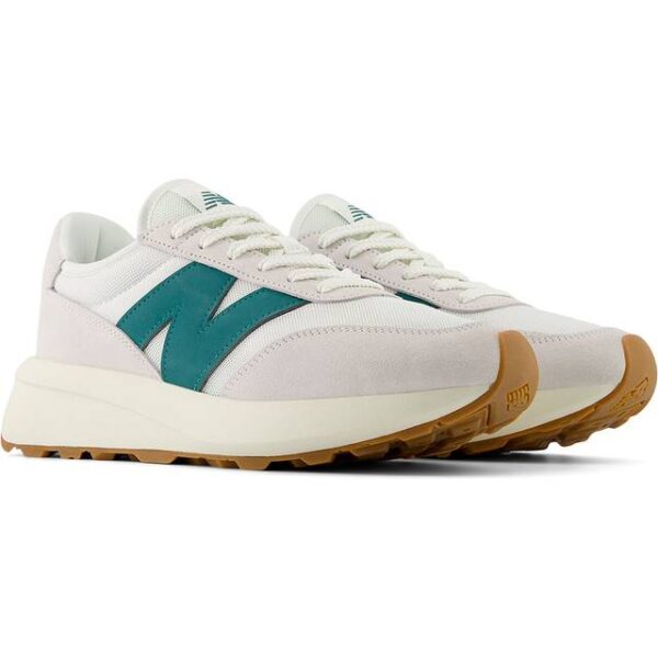 New Balance Unisex 370 - Green Suede/Mesh