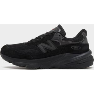 New Balance Unisex Made in USA 990v6 Black Leather, Størrelse