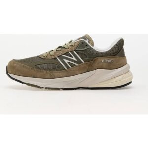 New Balance Unisex Made in USA 990v6 Green Leather, Størrelse
