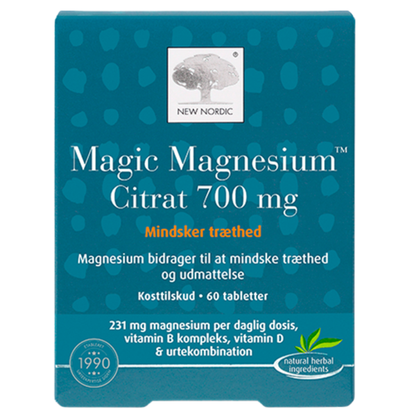New Nordic Magic Magnesium Citrat 700 mg (60 tabl)