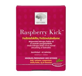 New Nordic Raspberry Kick (60 tabletter)