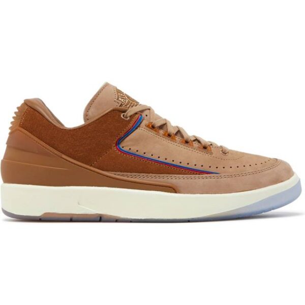 Nike Air Jordan 2 Low Two 18 M - Rocky Tan/British Tan/Gym Red/Team Royal