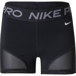 Nike Pro Cykelshorts Med Mellemhøj Talje Og Mesh Paneler - Sort