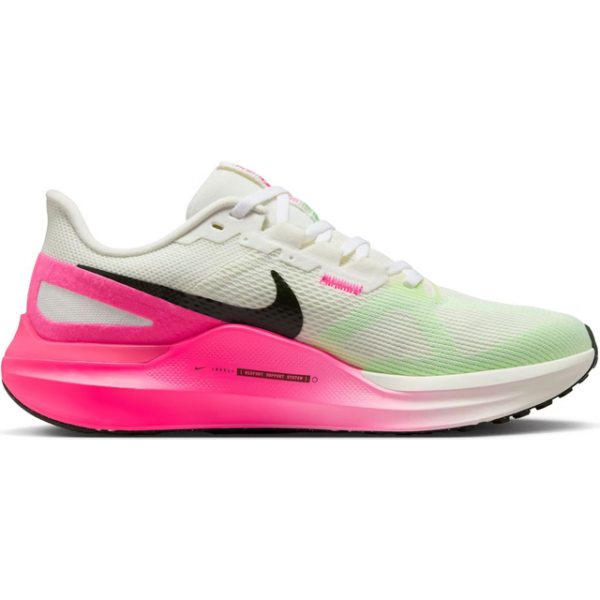 Nike Structure 25 W - Sail/Hyper Pink/Bright Crimson/Sequoia