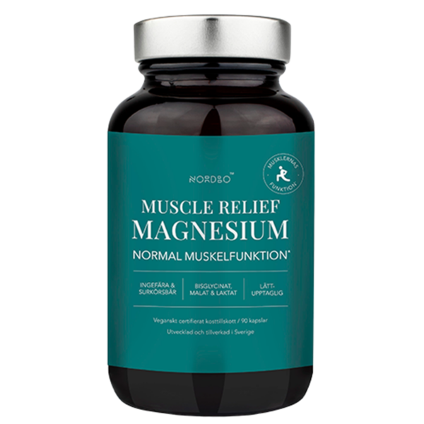 Nordbo Muscle Relief Magnesium (90 kaps)